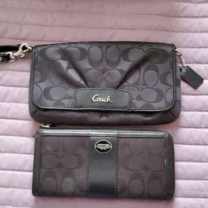 Coach wallet and Clutch